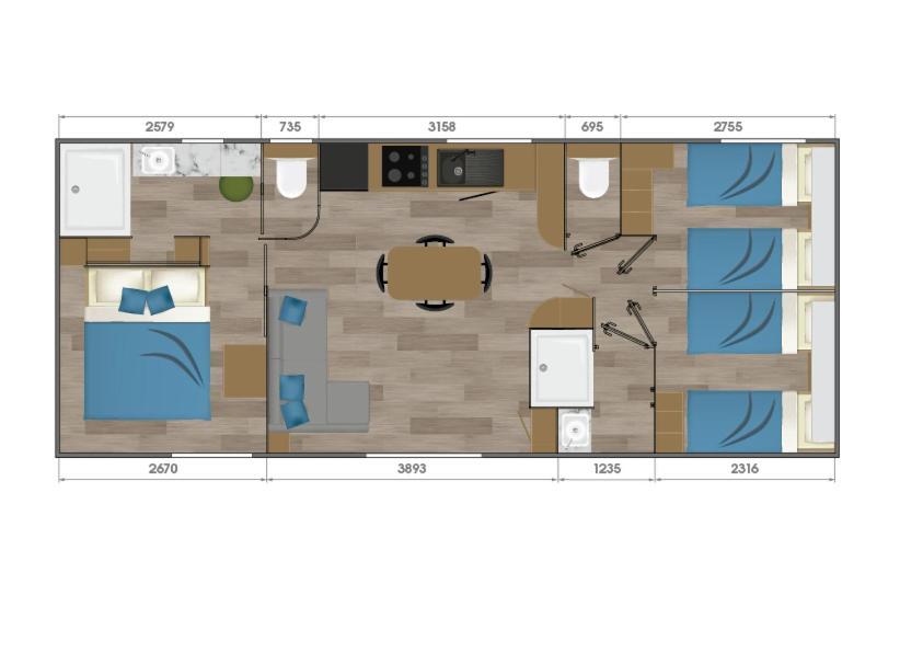 Apartment Mobil-home Parc Montana *